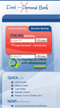 Mobile Screenshot of firstpersonalbank.net